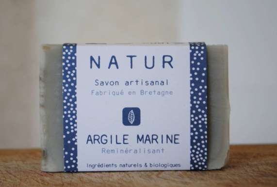 Savon à l’argile marine – Reminéralisant saponification à froid saf savonnerie artisanale Bretagne Finistère